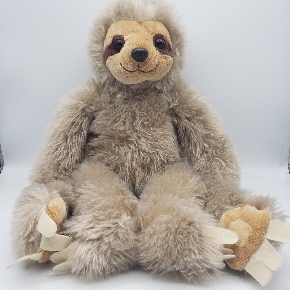 Best Made Toys Shimmer Big Sloth 17" Beige Stuffed Animal Soft Plush Toy